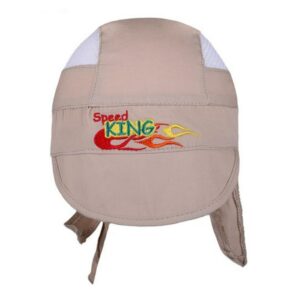 Pet - Beige - Neck flap - Ventilatie - Maat 116 (5-6 jaar)