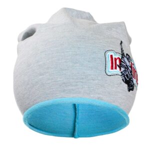 Hondenhoodie - Grijs met blauw accent - Geborduurd - Maat S