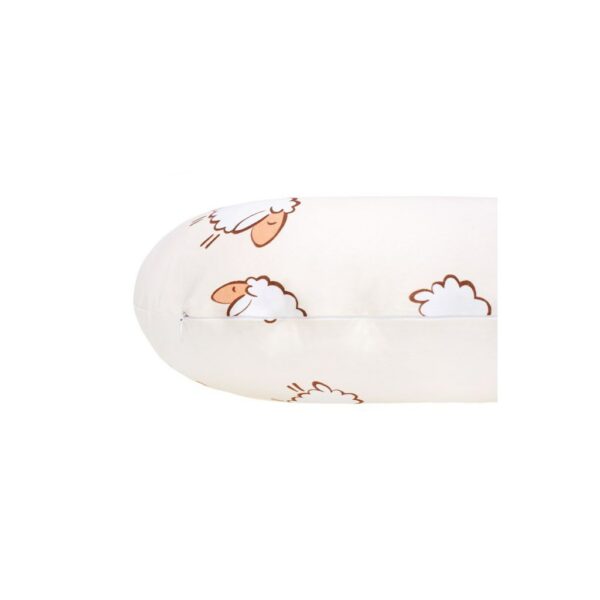 C-vorm Borstvoedingskussen - Beige - 100% Katoen