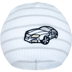 Spring Cap - Gebreide Muts - Auto Borduring - 100% Katoen