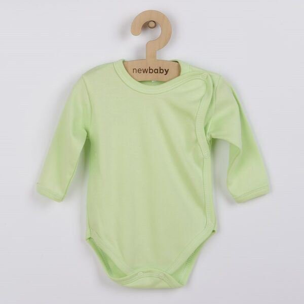 Babybody - Maat 50 - Mintgroen - Lange mouwen - 100% katoen