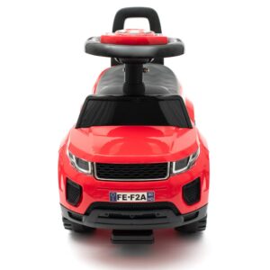 Rode Loopwagen - Luxe SUV Kinderauto met Stevige Wielen