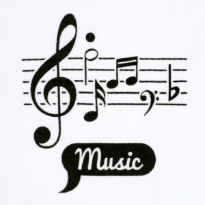 Babyvestje - 100% Katoen - 62 (3-6 maanden) - Muzikale Print