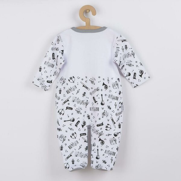 Baby Clothing - Baby cotton jumpsuit - Music thema - Maat 80 (9-12 maanden)