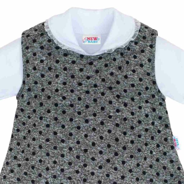 Baby Winter Tunic - Mouwloos - Monitoren - Stippenprint