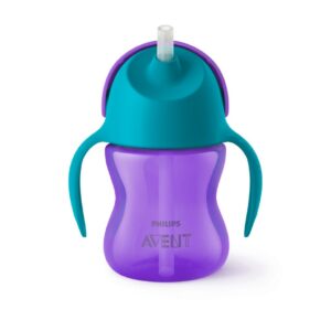 Philips Avent drinkbeker met rietje - 200 ml - Paars - Vanaf 9 maanden