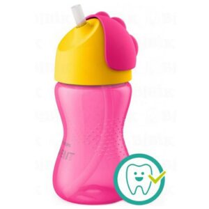 Philips Avent drinkbeker met rietje - 300 ml - Roze - Vanaf 12 maanden