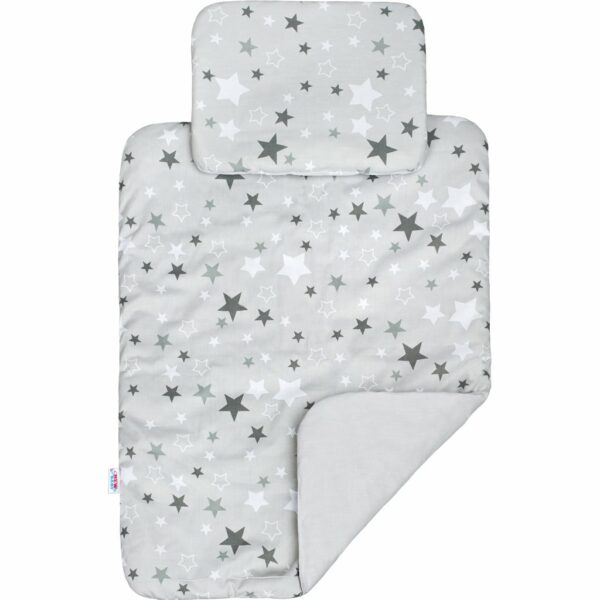 Luxe Babynestje - Wit en Grijs Sterren - Essentials - Afbeelding 3
