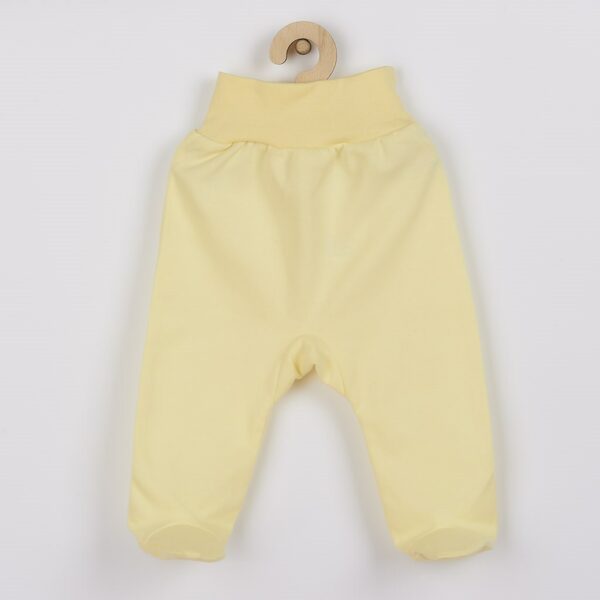 Baby Broekje - Zachtgeel - Met Voetjes - Maat 86 (12-18m)