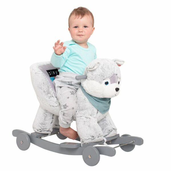 Babybody - Grijze sterren - Lange mouwen - Maat 74 (6-9 maanden) - Afbeelding 2