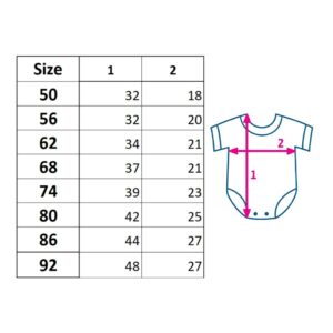 baby body - korte mouwen - maat 86 (12-18 maanden) - 100% katoen