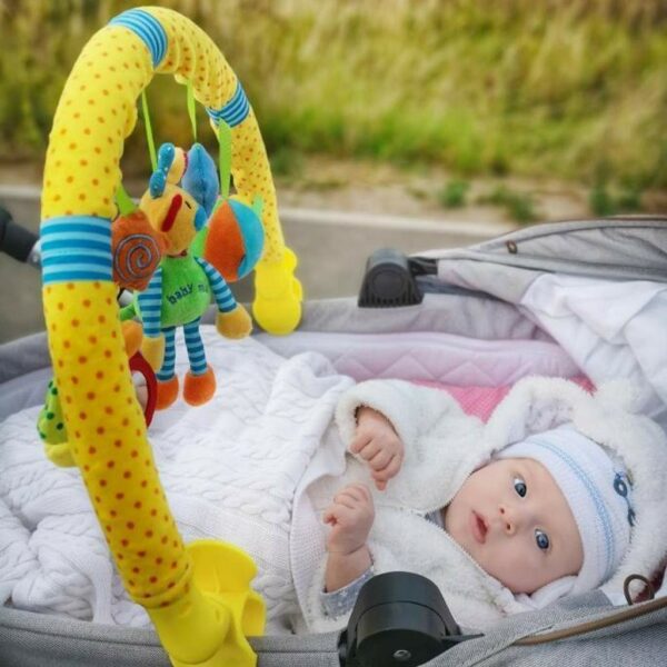 Kleurrijke Babygym - Figuurtjes voor Wieg en Kinderwagen - Afbeelding 2