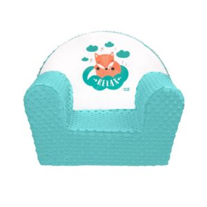 Kinderstoeltje Mintgroen - Schattige vos - Comfortabel