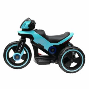 Elektrische Politie Motorfiets Blauw - Kinderspeelgoed