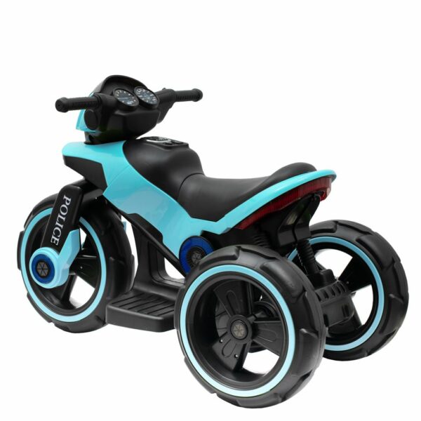 Elektrische Politie Motorfiets Blauw - Kinderspeelgoed - Afbeelding 2