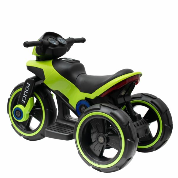 Elektrische Politie Motorfiets Groen - Stabiele Wielen - Afbeelding 2
