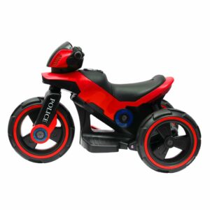 Elektrische motorfiets - Rood/zwart - Stoer ontwerp