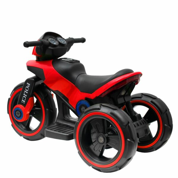 Elektrische motorfiets - Rood/zwart - Stoer ontwerp - Afbeelding 2