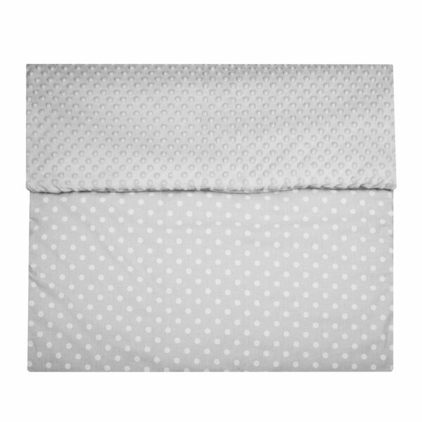 Babydeken Grijs 80x102 cm - Hypoallergeen - Afbeelding 2