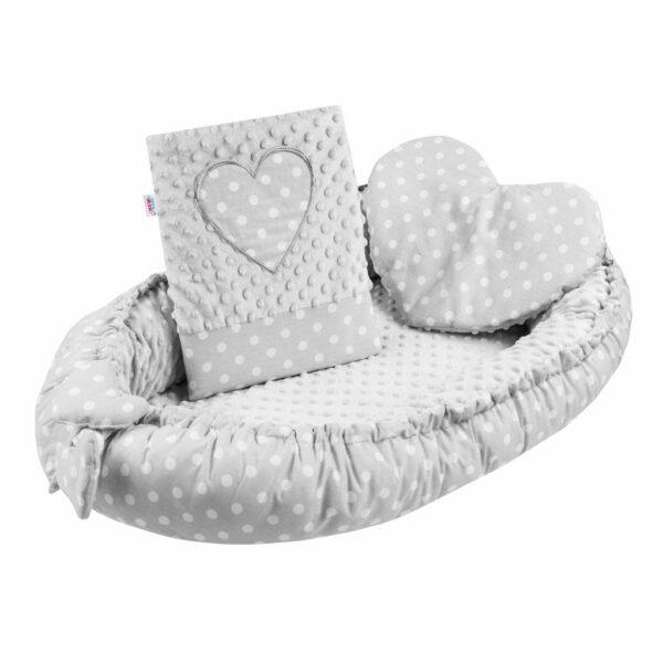 Babynestje met kussen en dekentje - Luxe - Afbeelding 2