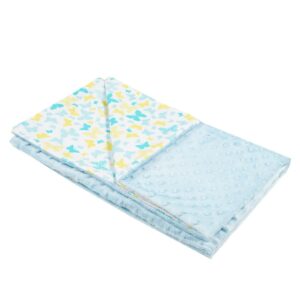 Educatieve minky babydeken 80x102 cm - Hypoallergeen