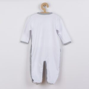 Jumpsuit - Katoen - Zebra Afbeelding - Mouwen met Knoopsluiting