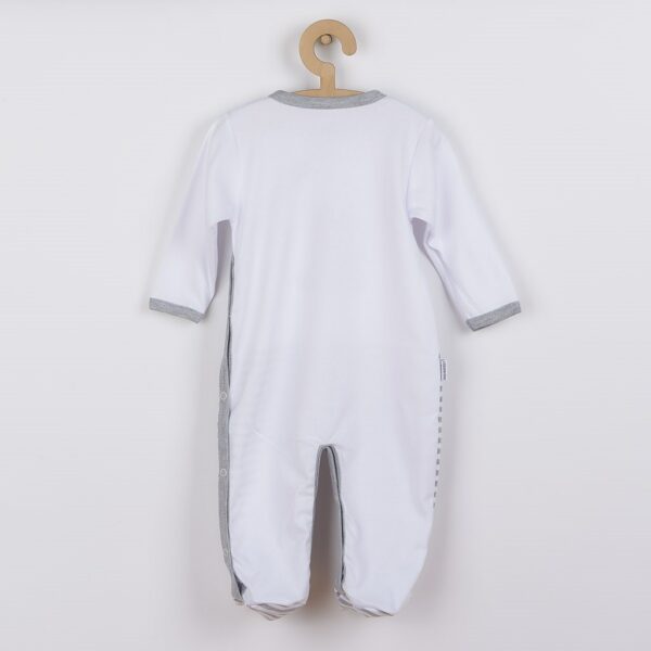 Jumpsuit - Katoen - Zebra Afbeelding - Mouwen met Knoopsluiting