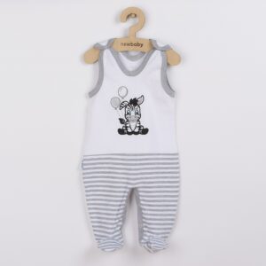 Romper - Katoen - Zebra - Maat 80 (9-12 maanden) - Babykleding