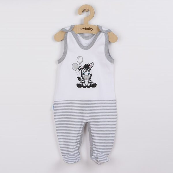 Romper - Katoen - Zebra - Maat 80 (9-12 maanden) - Babykleding