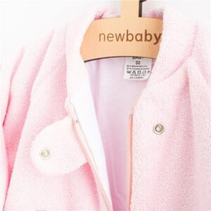 Slaapzak - Roze - Teddybeer applicatie - Maat 74 (6-9 maanden)