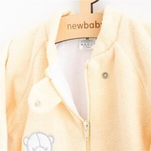 Baby Slaapzak - Geel - Teddy Beer - Mouwen - Maat 80 (9-12 maanden)
