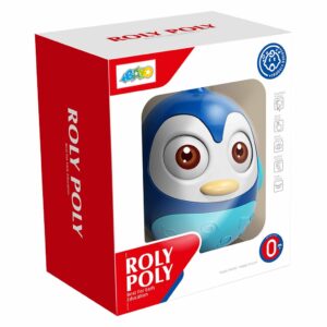 Schommeltoy Pinguïn Blauw - Ovaal Peuterspeelgoed