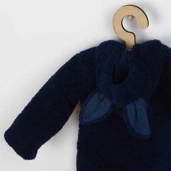 Babypyjama - Donkerblauw - Pinguïnapplicatie - Maat 68 (4-6 maanden) - Afbeelding 2