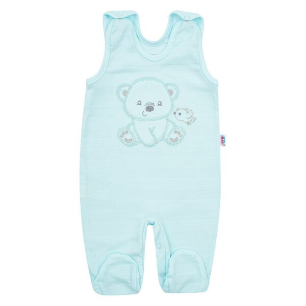 Baby Clothing - 4 Piece Gift Set - Lichtblauw - Berenprint - Afbeelding 3