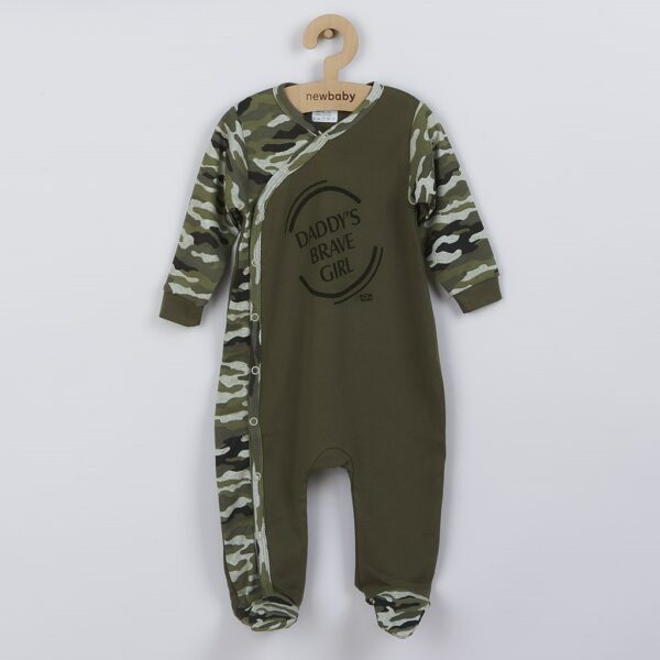 Baby Jumpsuit - 100% Katoen - Camouflageprint - Drukknopen