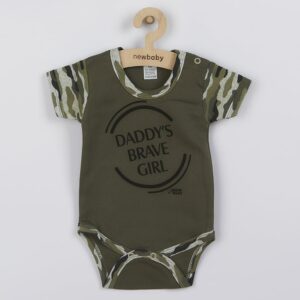 Baby bodysuit - Kortarm - Camo mouwen - Maat 80 (9-12 maanden)
