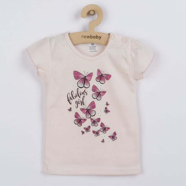 Kinderkleding - T-shirt met rokje - Kruislingse mouwen