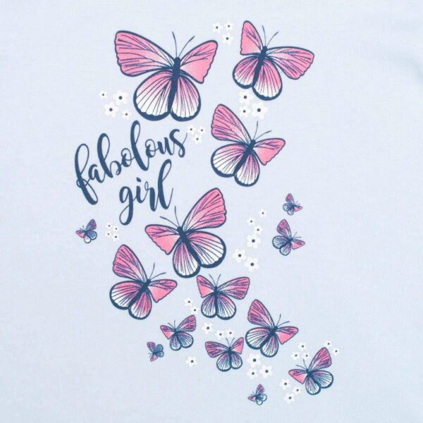 Kinderkleding - 2-delige set - T-shirt met vlinderprint - Afbeelding 4