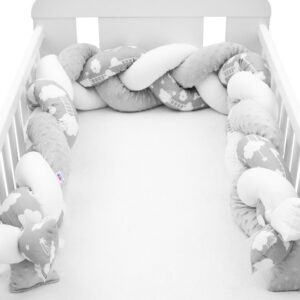 Bedbumper - Gevlochten - 100% Katoen - Anti-allergisch