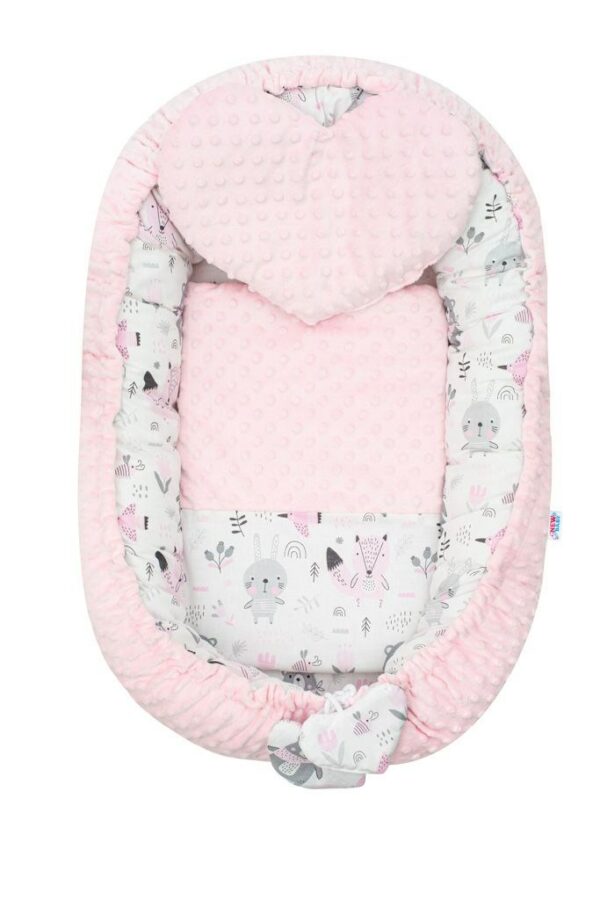 Luxe omkeerbaar babynestje met kussen en dekentje