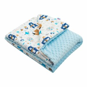 Babydeken - Schattig Beren en konijnen - 80x102 cm