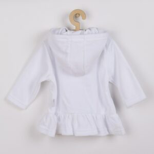 Babyjas - Wit - Capuchon - Maat 80 (9-12m) - Hoodie - Sweatshirt