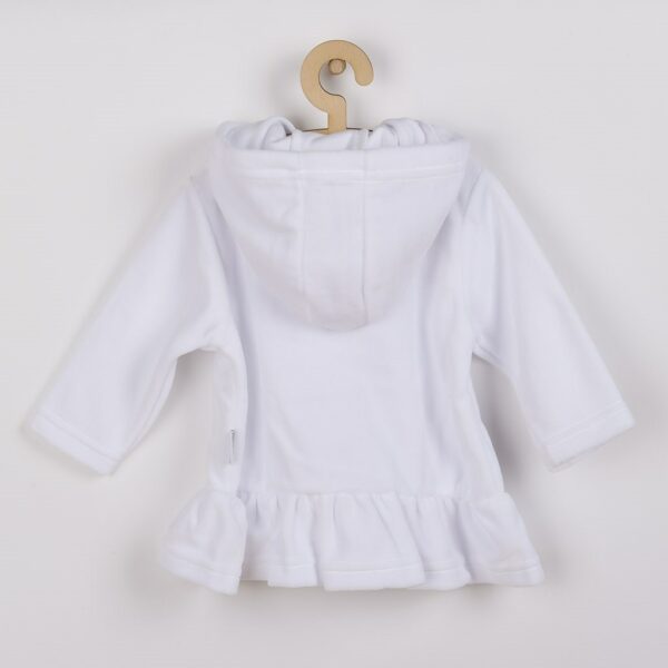 Babyjas - Wit - Capuchon - Maat 80 (9-12m) - Hoodie - Sweatshirt