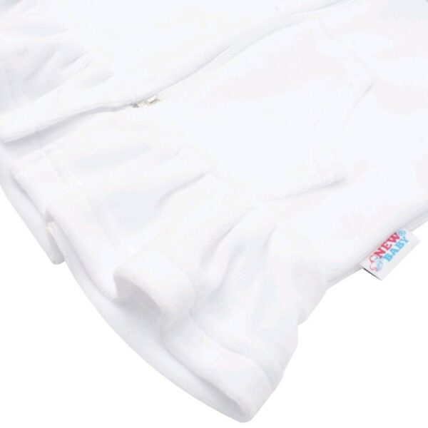 Babyjas - Wit - Capuchon - Maat 80 (9-12m) - Hoodie - Sweatshirt - Afbeelding 4