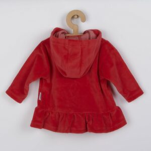 Babyjasje - Rood - Capuchon - Maat 80 (9-12 maanden) - Hoodie