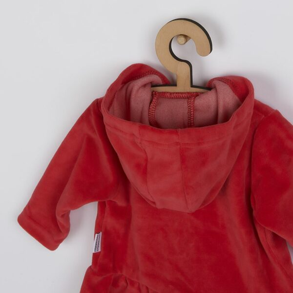 Babyjasje - Rood - Capuchon - Maat 80 (9-12 maanden) - Hoodie - Afbeelding 2