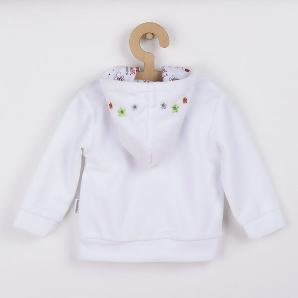 Kinderjas - Capuchon - Lieveheersbeestje - Bloemen - Maat 86 (12-18 maanden)