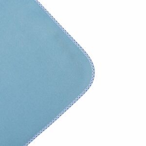 Baby fleece deken 100x75 cm met blauwe sterren