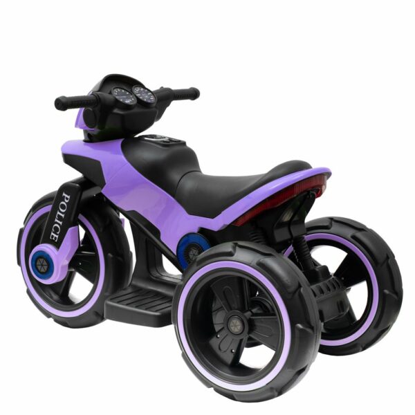 Elektrische Motorfiets - Paars/Zwart - Kindermotor - Afbeelding 2