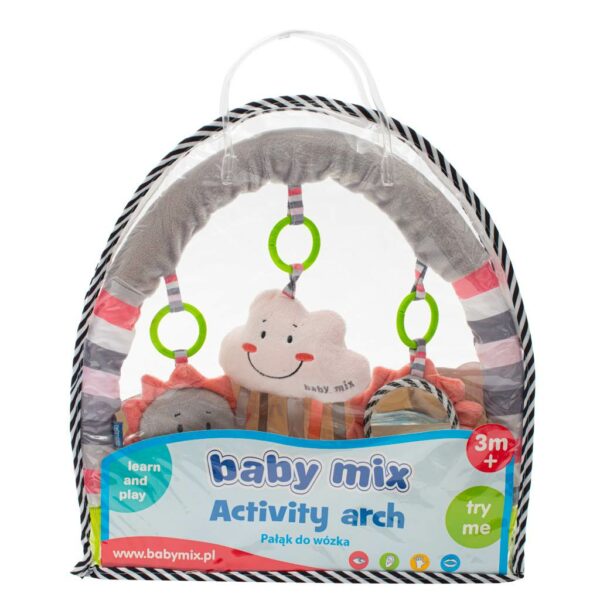Kleurrijke speelboog met speeltjes - Zacht babyspeelgoed - Afbeelding 4